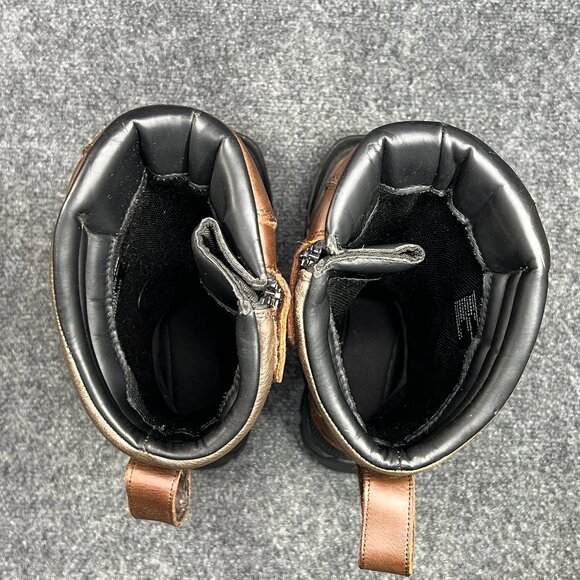 Magellan Snake Shield Armor 3.0 Boots Youth Size 6 Brown Leather Camo Hunting - Picture 10 of 13